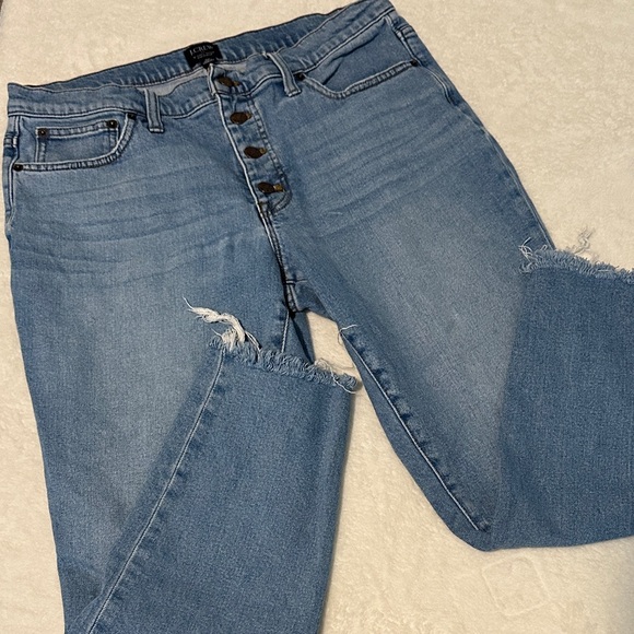 J. Crew Denim - J Crew 9” Midrise Skinny button fly Jeans